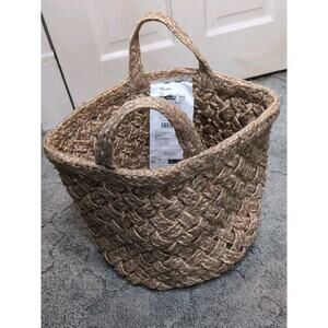 IKEA MAVINN Basket, 31 cm, 12 ¼" 105.750.40, Limited Collection, 100% Jute NEW